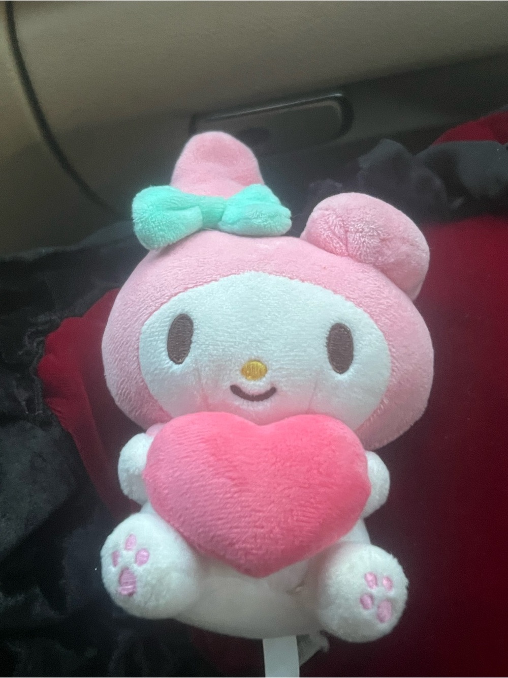 My melody plush keychain